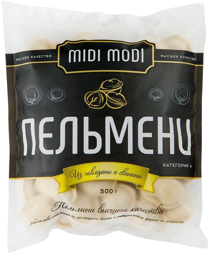 Упаковка «Пельмени из говядины и свинины (500 г)»