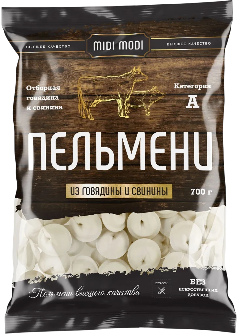 Упаковка «Пельмени из говядины и свинины (700 г)»