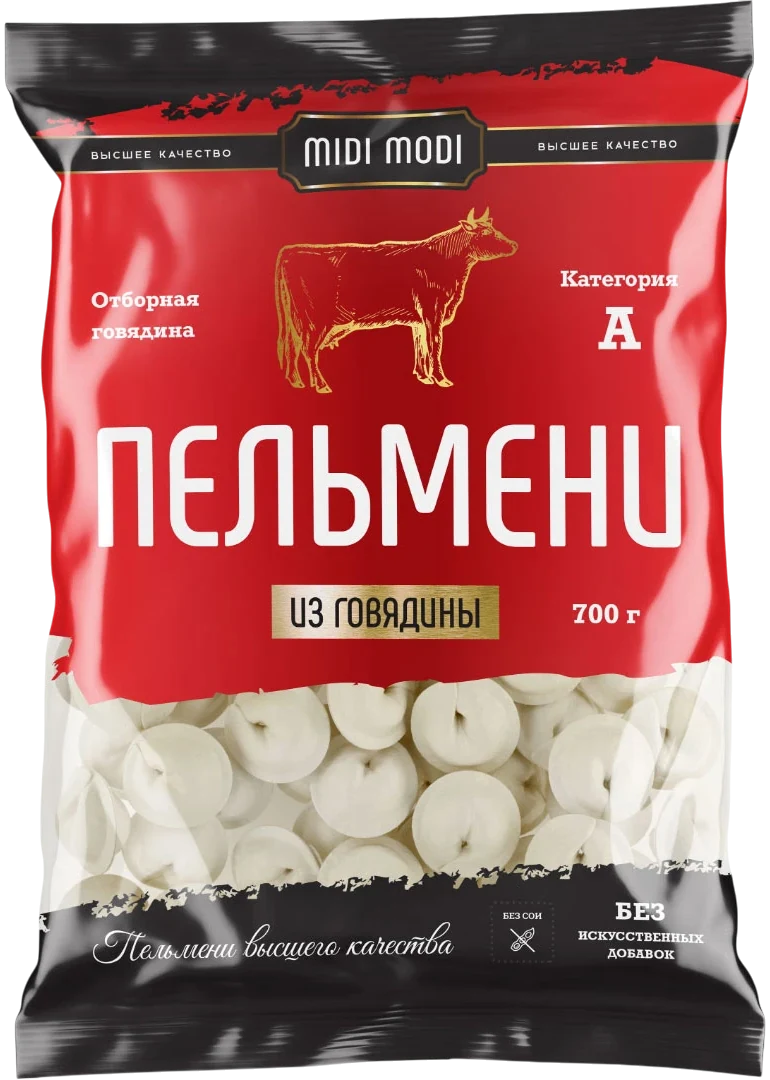 Упаковка «Пельмени из говядины»