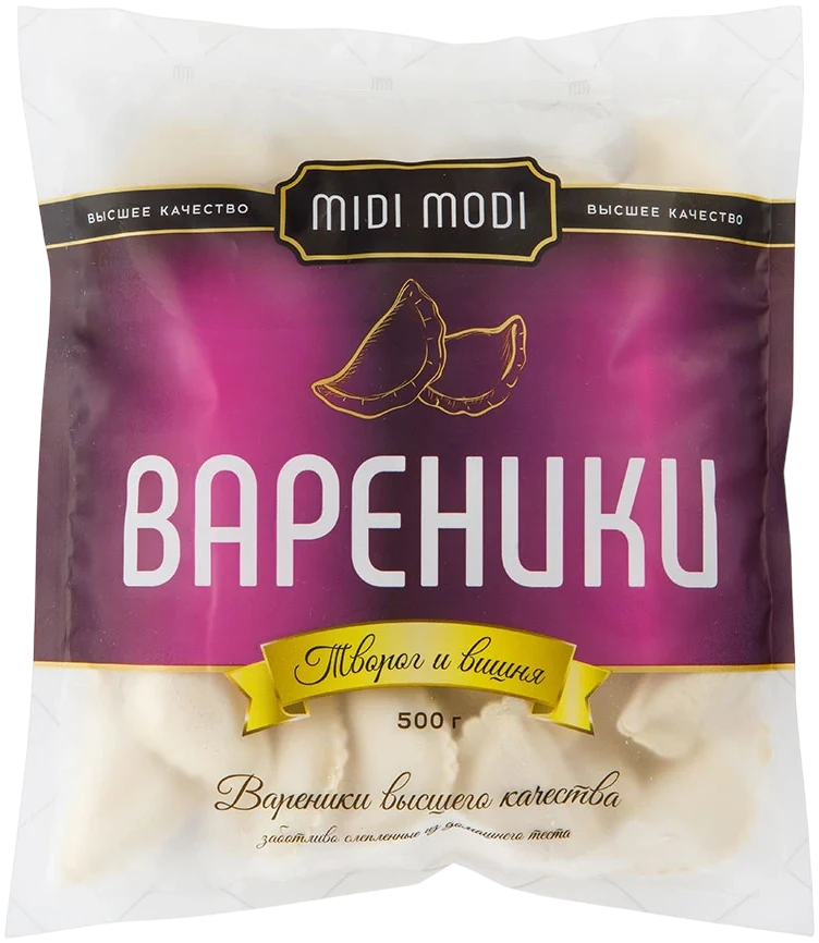 Упаковка «Вареники с творогом и вишней»